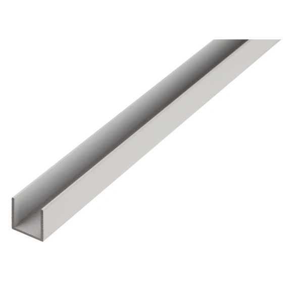 Ba-Profil, U-Form, Alu natur, LxBxH: 200x1,5x2 cm