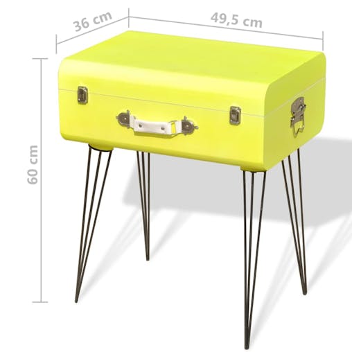 NNEVL Bedside Cabinets 2 pcs 49.5x36x60 cm Yellow