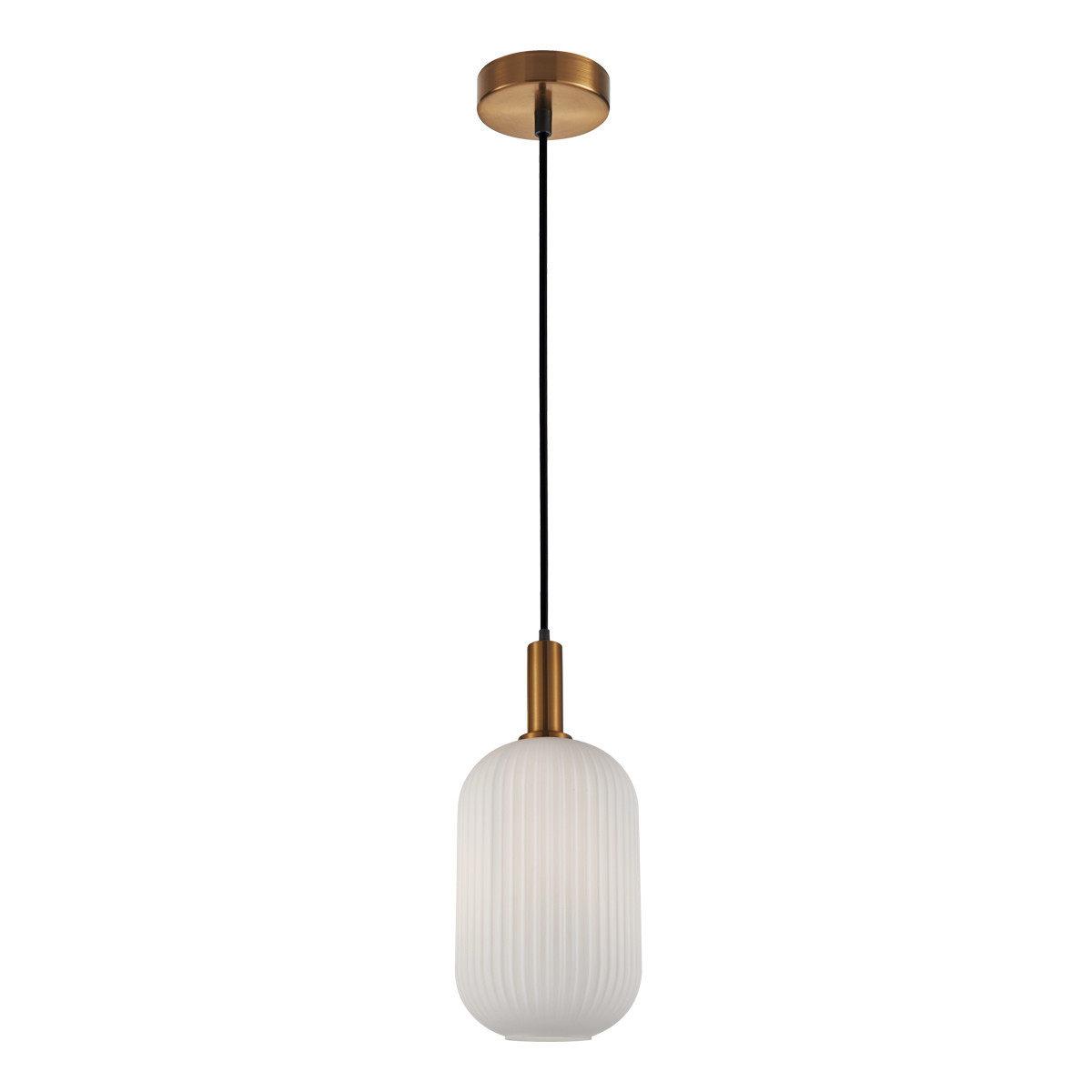 Lampa wisząca złota DELLA 1xE27x40W wym: 121x20x20 cm Italux