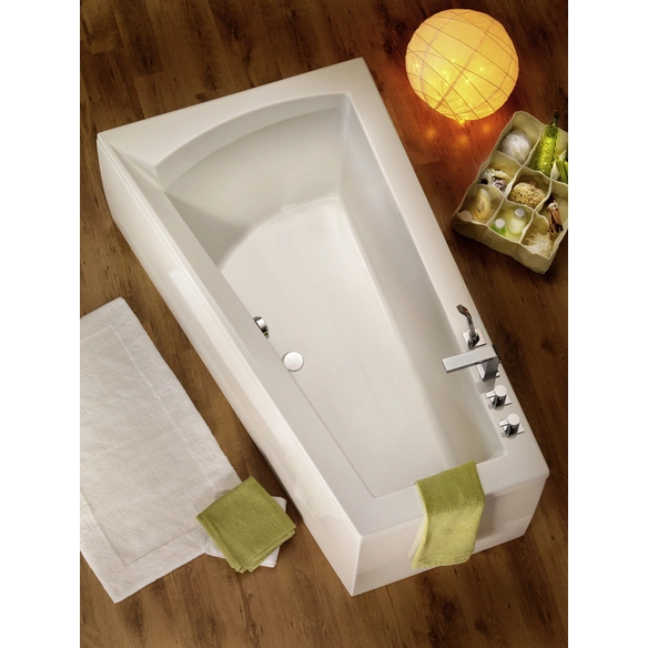 Badewanne »Galia I«, BxHxL: 100 x 51 x 160 cm, trapezförmig