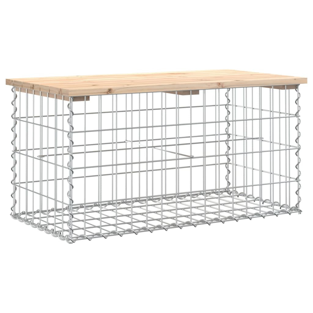 Ławka ogrodowa Brąz 83 x 44 x 42 cm Drewno sosnowe vidaXL