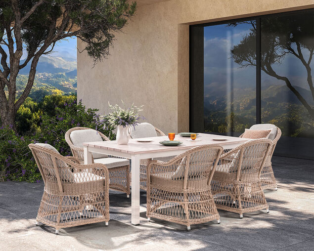 Kalbarri 7 Piece Dining Setting