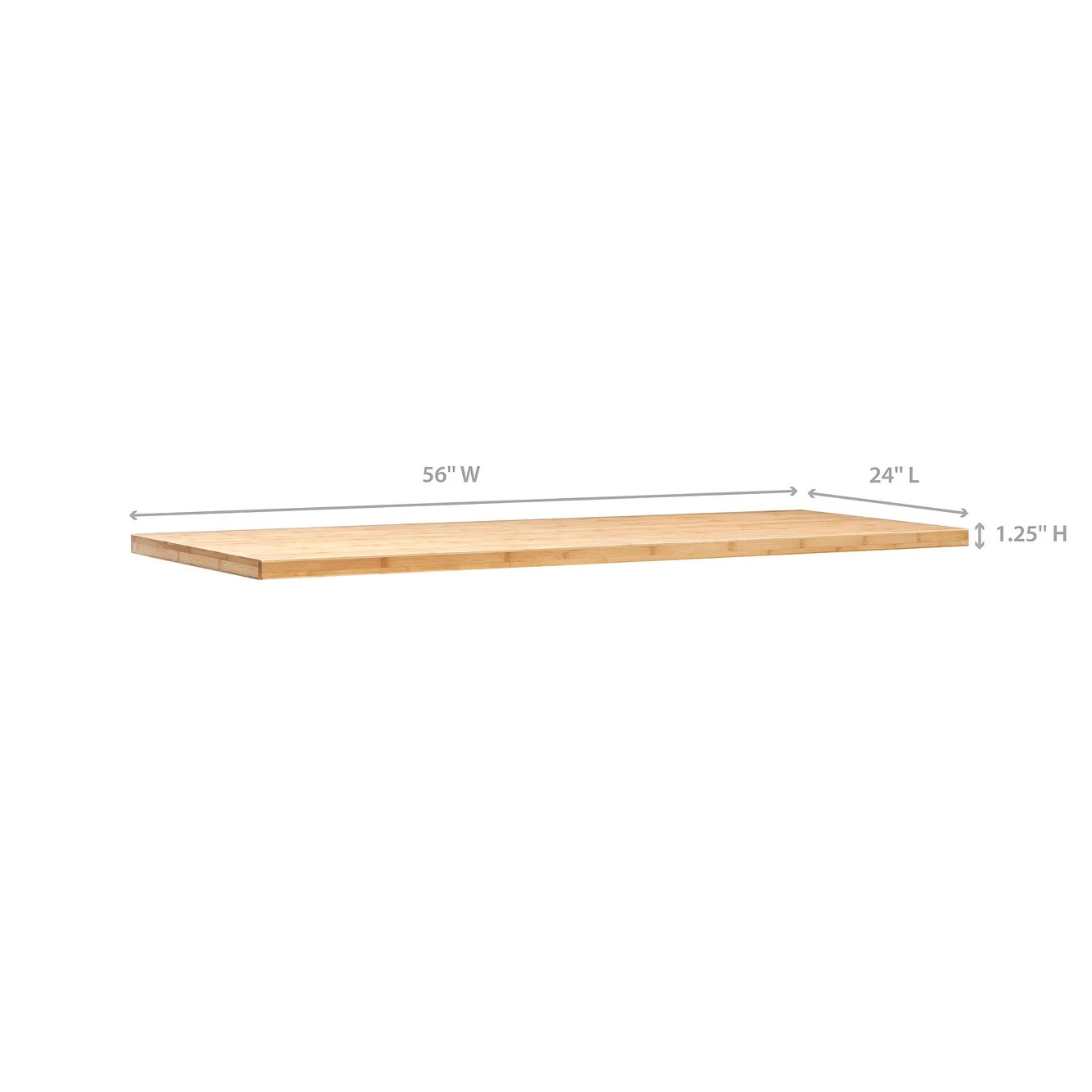 NewAge Products Pro 3.0 Series 56 Bamboo Top - 56in. Bamboo Top