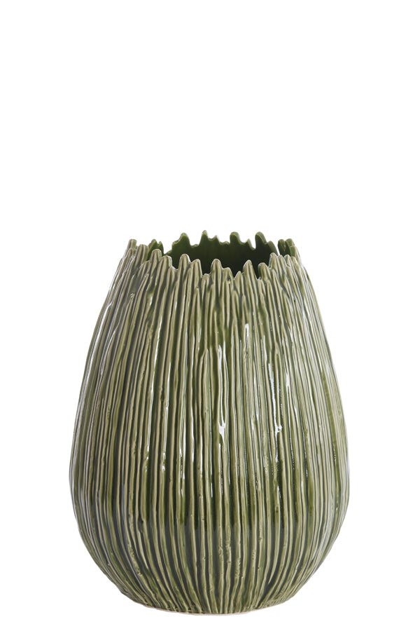 Light & Living vaas KOPRA - Ø35.5x45cm - groen