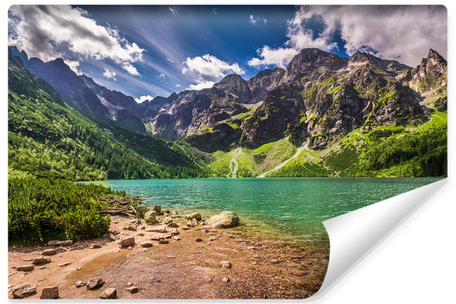 Fototapeta Jezioro Morskie Oko w Tatrach 90x60cm