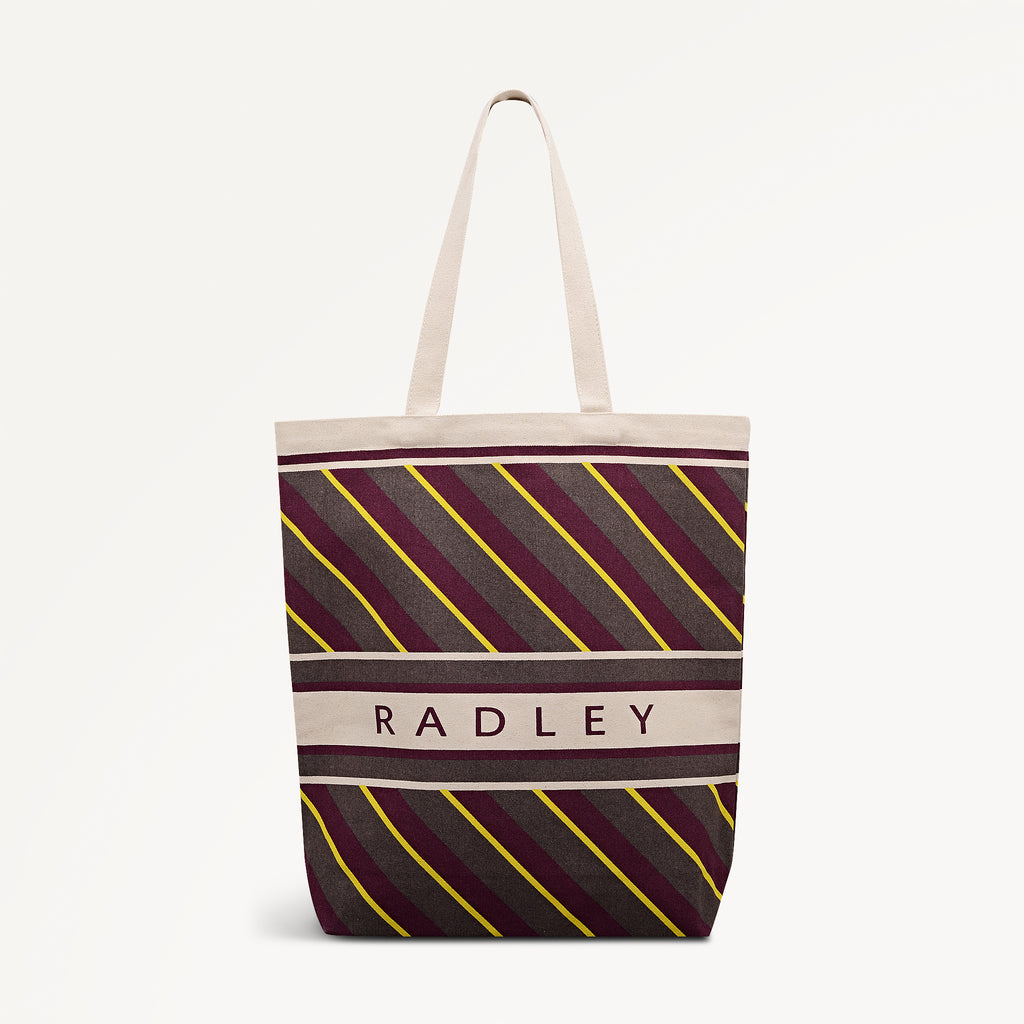 Radley Diagonal Stripe - Extra Large Open Top Tote