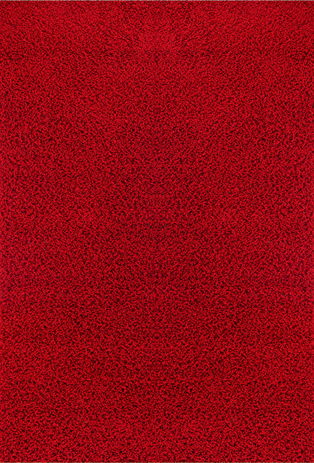 LILLY - Tapis Shaggy Uni Chic Rouge 200x290