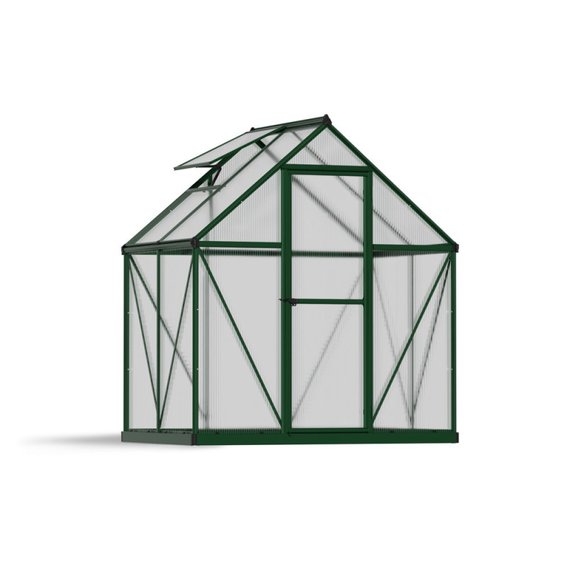Serre en polycarbonate Mythos verte 2,2 m² CANOPIA
