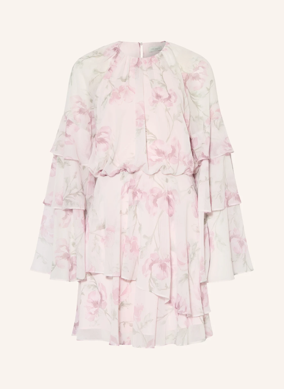 TED BAKER Cocktailkleid mit Volants