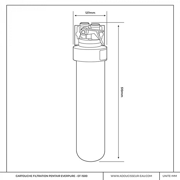 Filtre Sous Evier Everpure Pbs 400 - 3/8