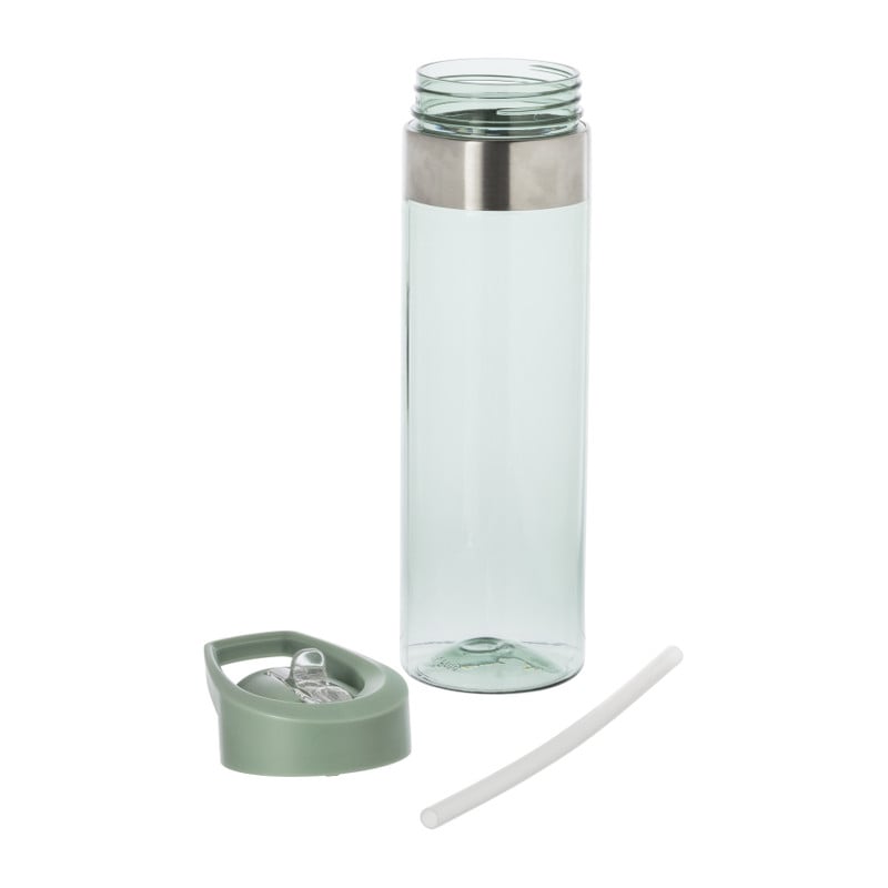 Drinkfles met rietje - groen - 500 ml