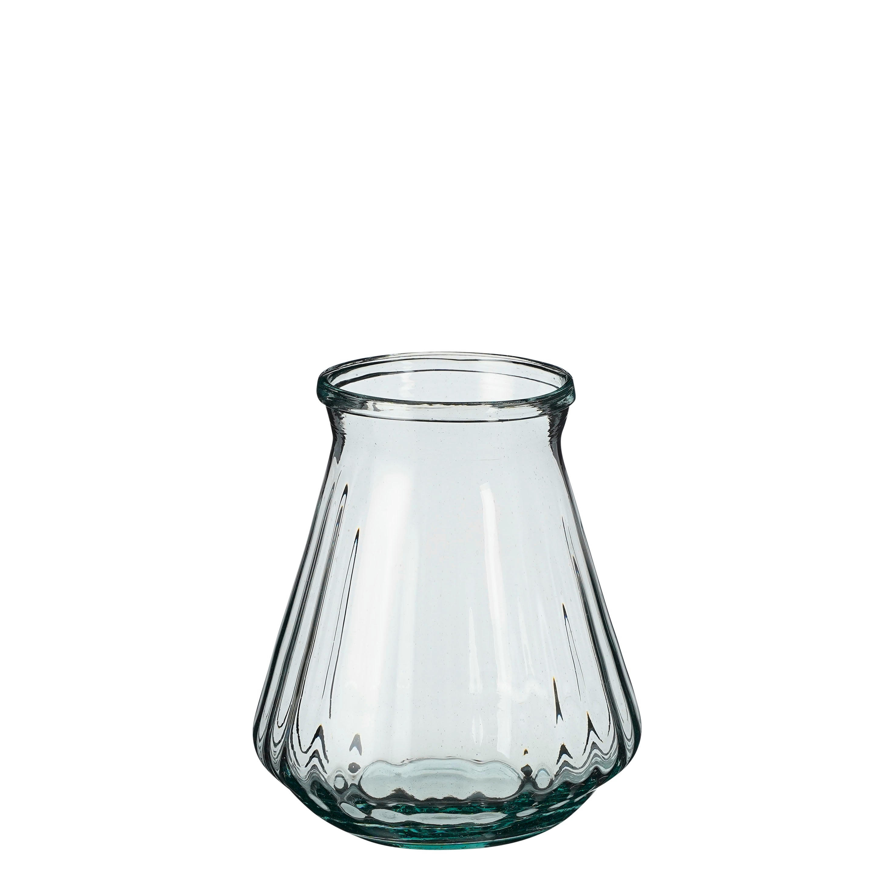 JIVE - Vase en verre recyclé transparant H23