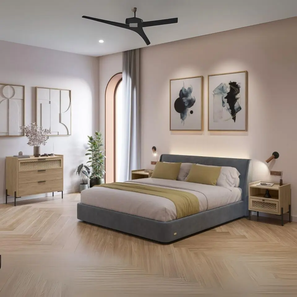 Calicosy - INCA Ladekast 3 lades - Licht hout - 40x90x80 cm