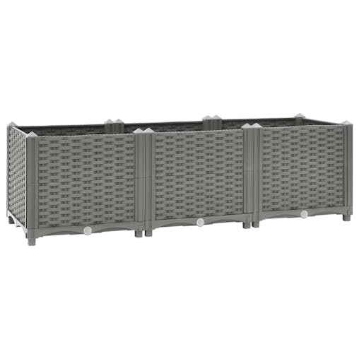 NNEVL Raised Bed 120x40x38 cm Polypropylene