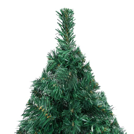 NNEVL Artificial Christmas Tree with LEDs&Thick Branches Green 180 cm