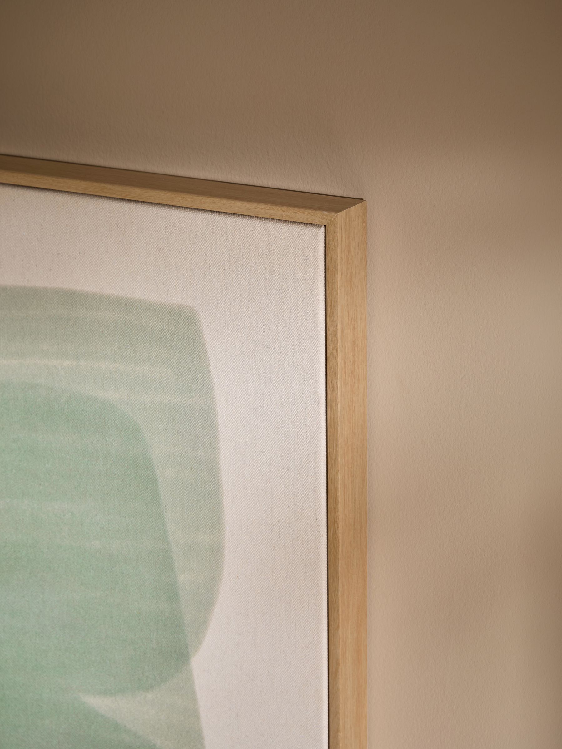 Abstract Canvas Wall Art in Kinney Turquoise