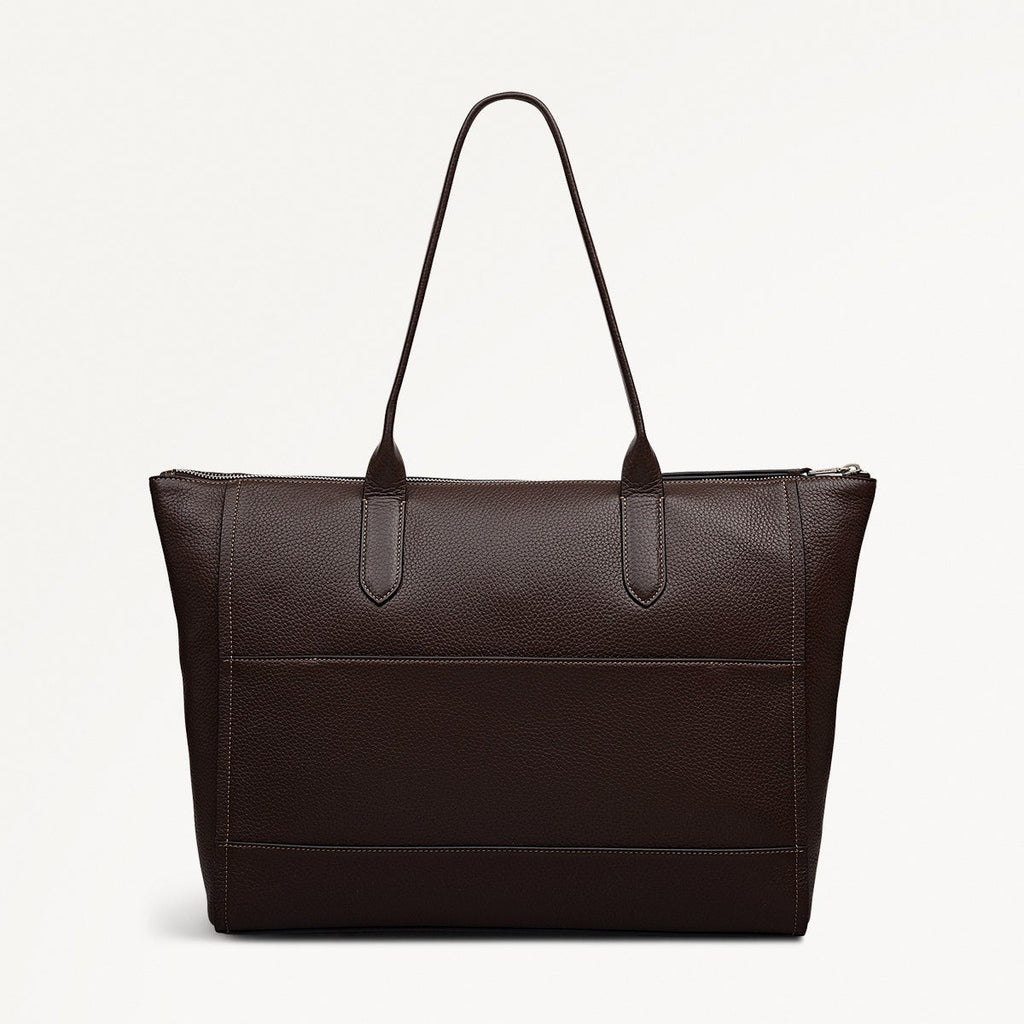 Oak Street - Medium Ziptop Tote Bag