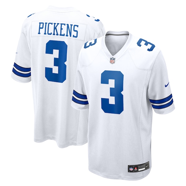 George Pickens Dallas Cowboys Nike Game Jersey - White/Navy