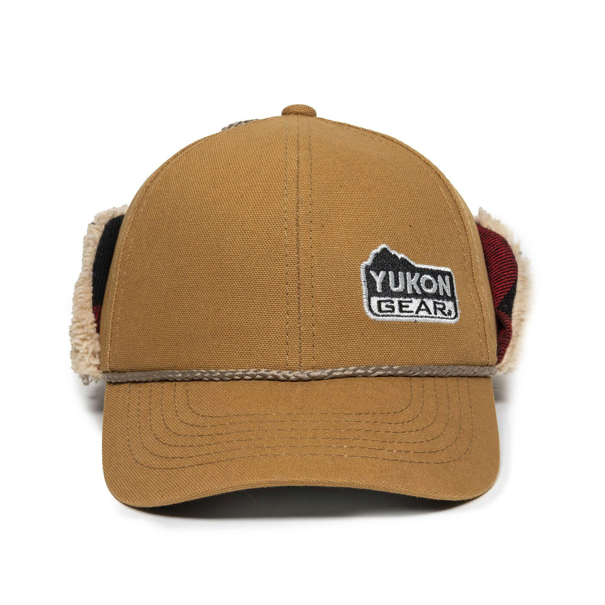 Yukon Gear Hunting CaP with EarflaPs and Warm Fleece Lining, Brown