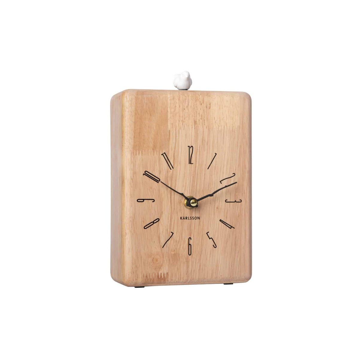 Karlsson wandklok Rama Cuckoo - bruin - 6x14x20cm