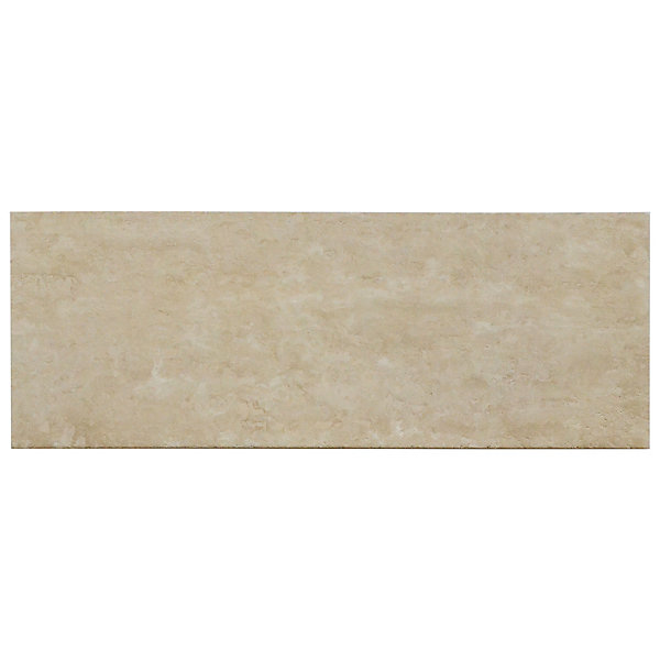 Carrelage mural intérieur travertin veiné L.60 x l.20 cm x ép.12 mm, Travertino