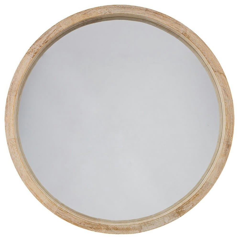 SCANDI - Miroir rond naturel D50cm