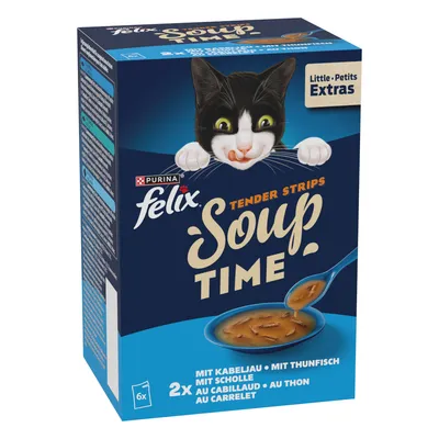 Felix Soup Time Tender Strips 6 x 48 g