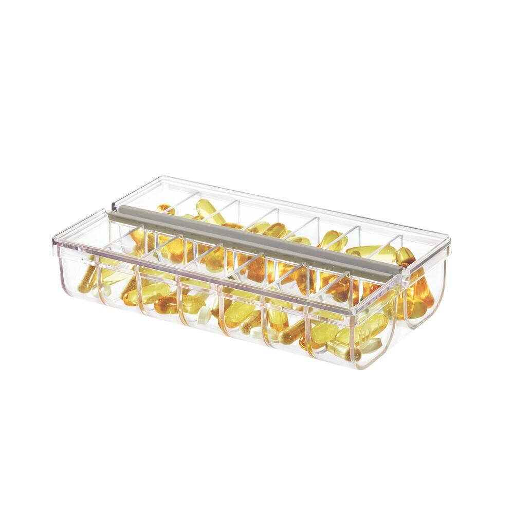 iDesign The Home Edit 14-Compartment Pill Organizer with Labels