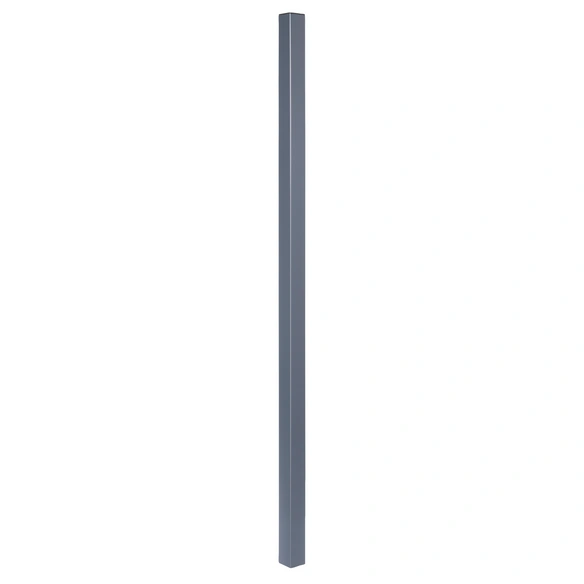 Zaunpfosten, Breite: 5,1 cm, geeignet für Zaunfeld, Aluminium