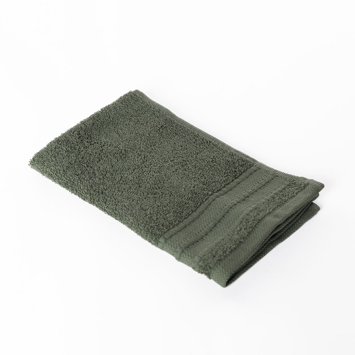 Toalha ESSENZA verde de algodão 30x50cm