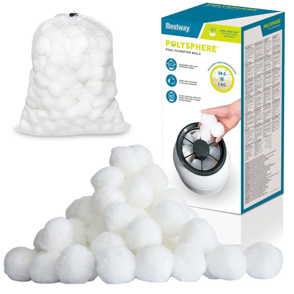 Kulki filtracyjne do pompy piaskowej basenowej 500g wkład Bestway 58475