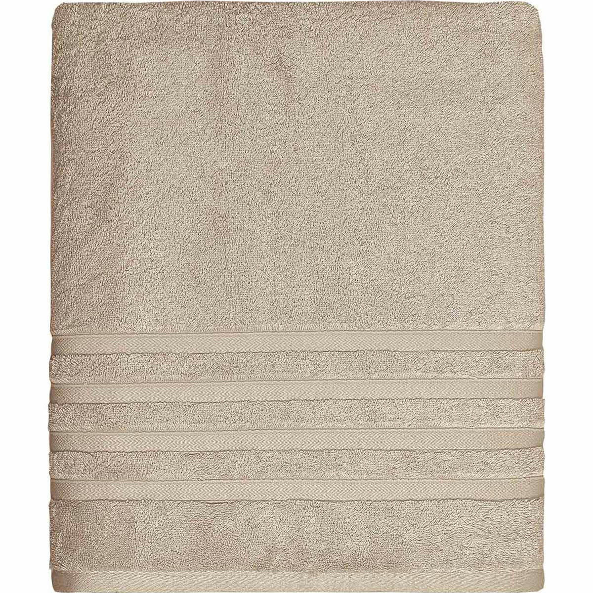 SENSILK - Maxi drap de bain 600 gr/m²  sable 100x150 cm
