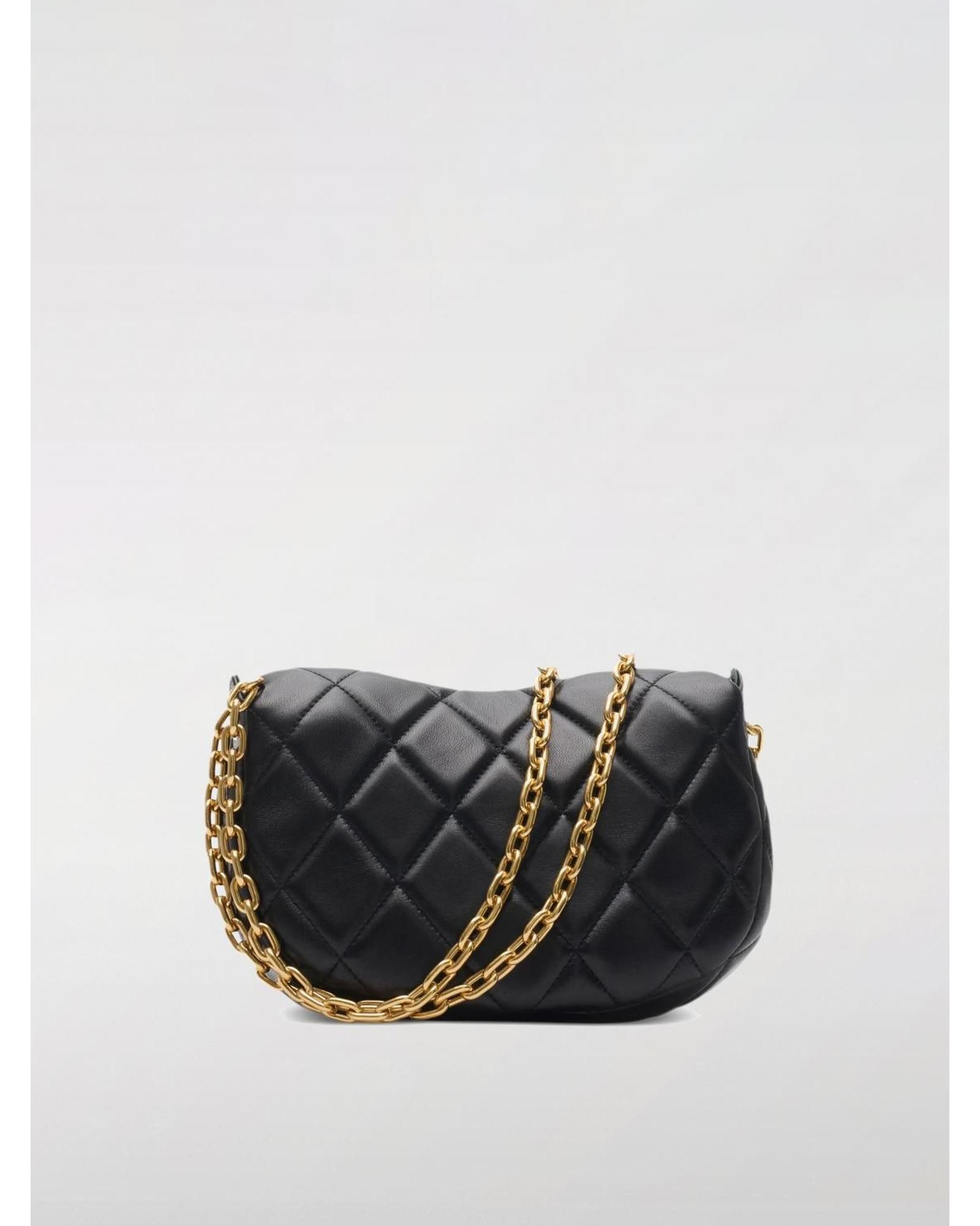 Burberry Quilted Leather Crossbody Bag Wo - Black