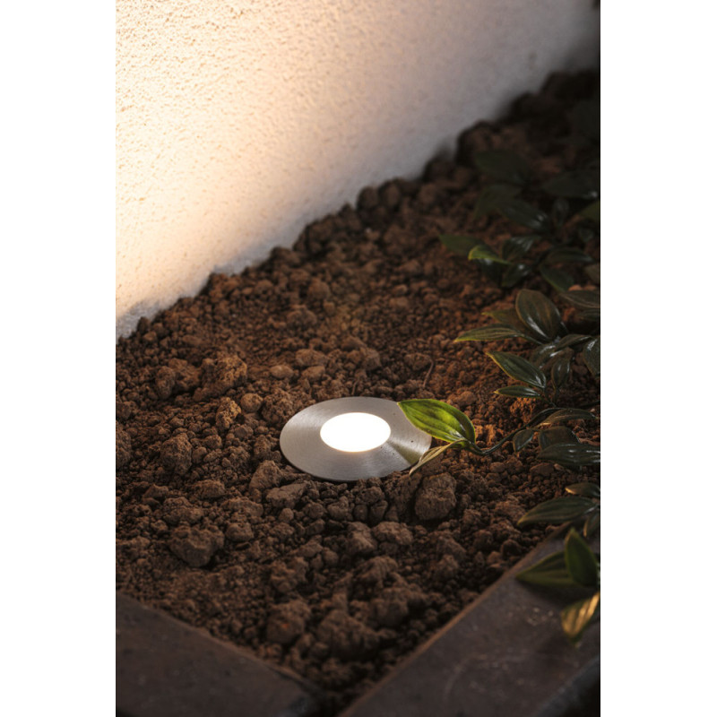 Spot extérieur à encastrer LED Plug & Shine Floor Mini blanc chaud 2,5 W PAULMANN