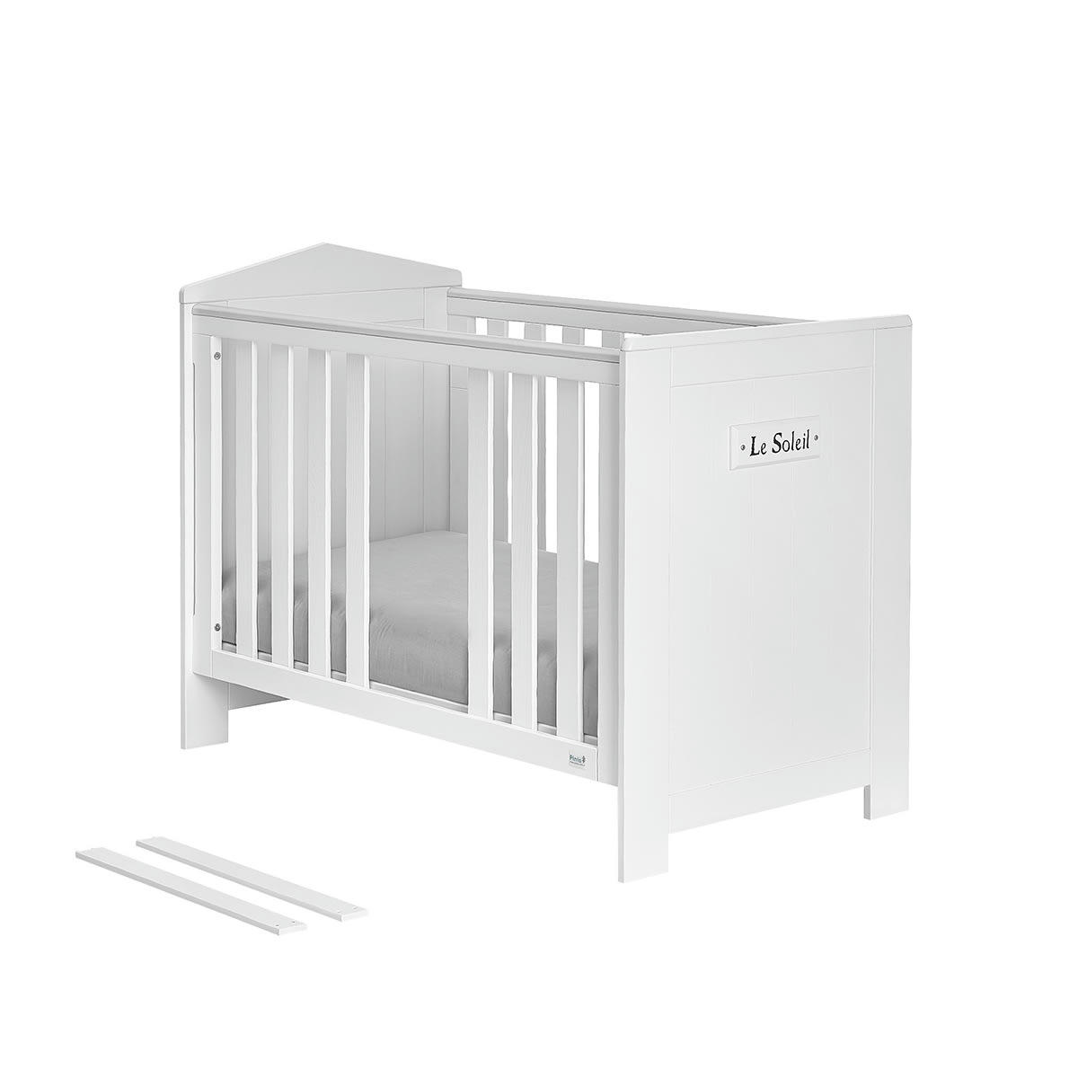 MARSYLIA - Lit bébé 60x120 blanc