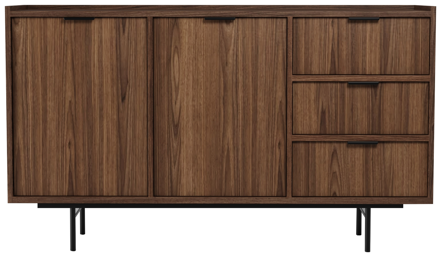 Komoda 150 cm z szufladami ELVIO orzech warmia
