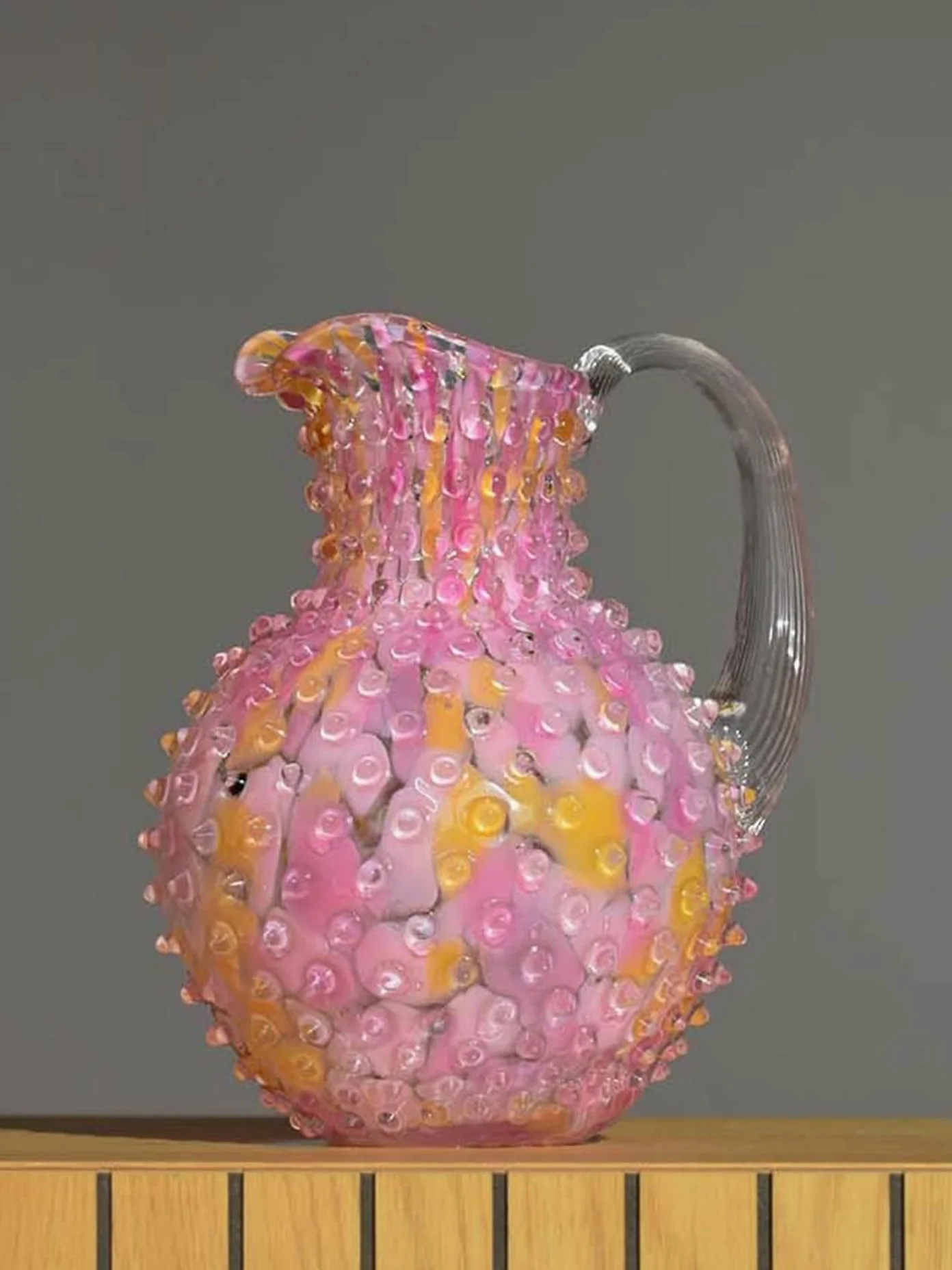 Mundgeblasener Krug Paris Hobnail, 2 L