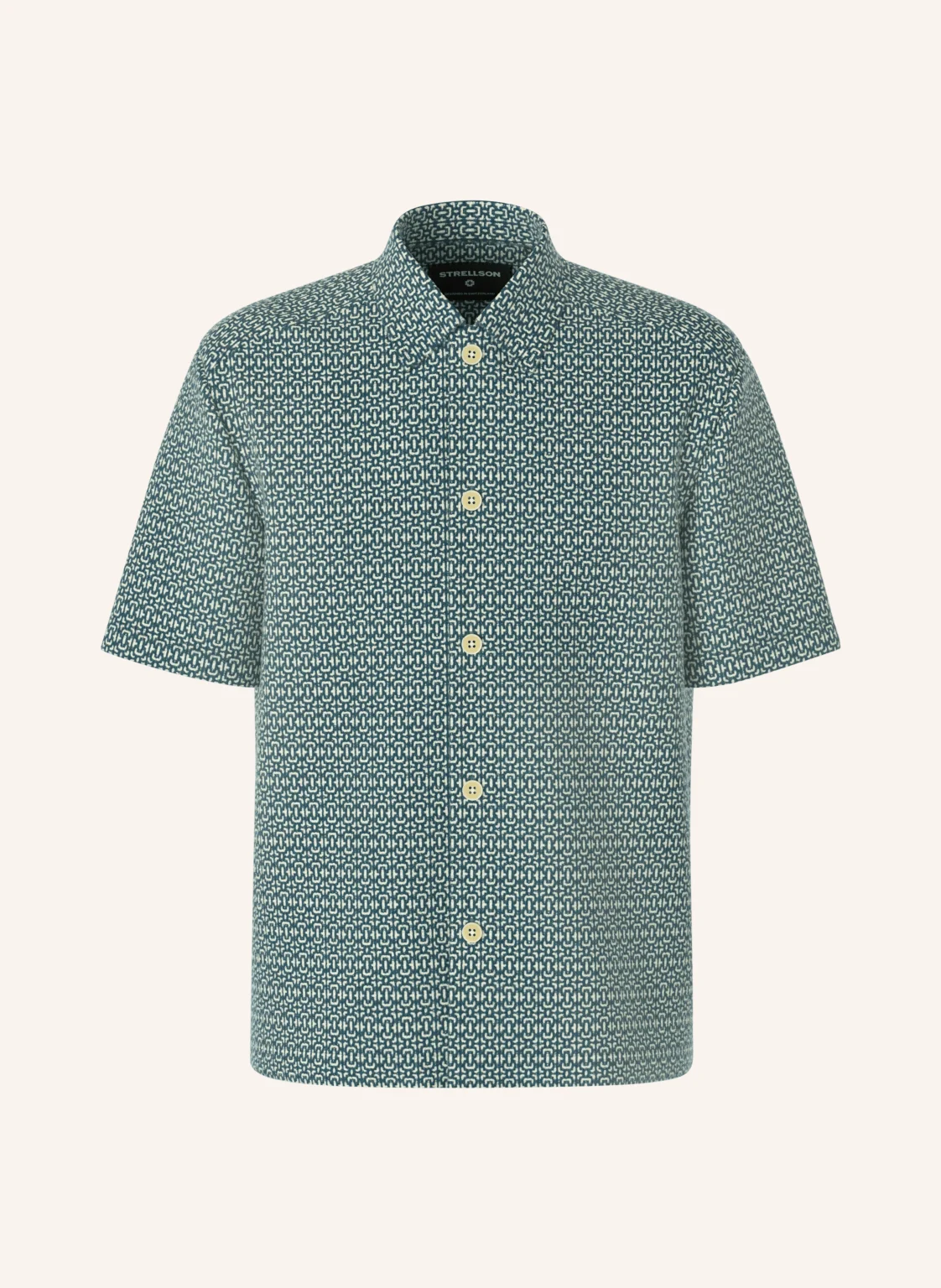 STRELLSON Kurzarm-Hemd NAVI Comfort Fit