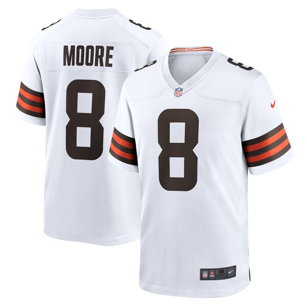 Elijah Moore Cleveland Browns Nike Team Game Jersey -  White/Brown