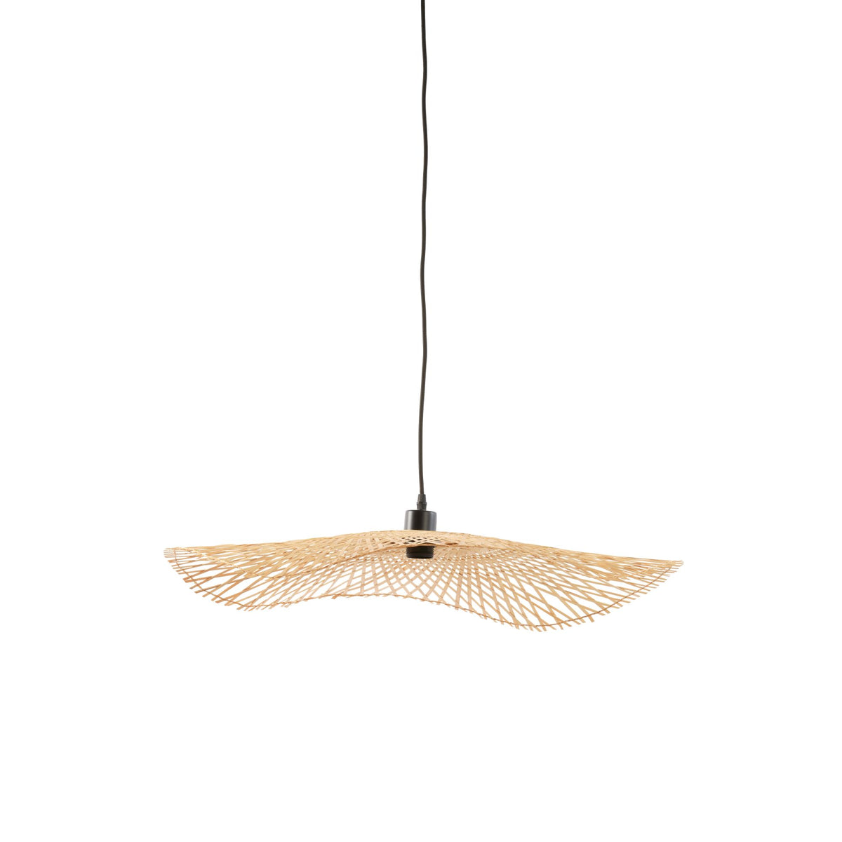 Luqaza hanglamp Liene - bamboe naturel - Ø65cm
