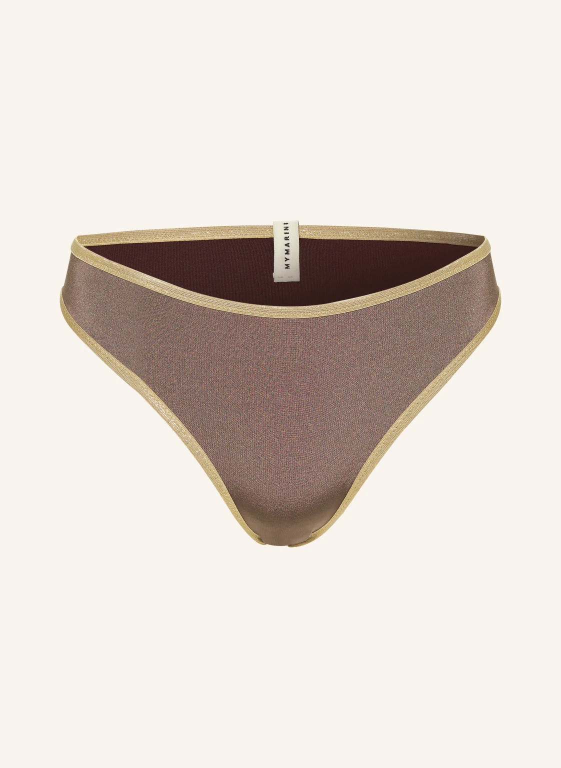 MYMARINI Basic-Bikini-Hose SHINE zum Wenden