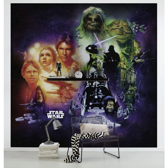Vliestapete »Classic Poster Collage«, bunt, glatt