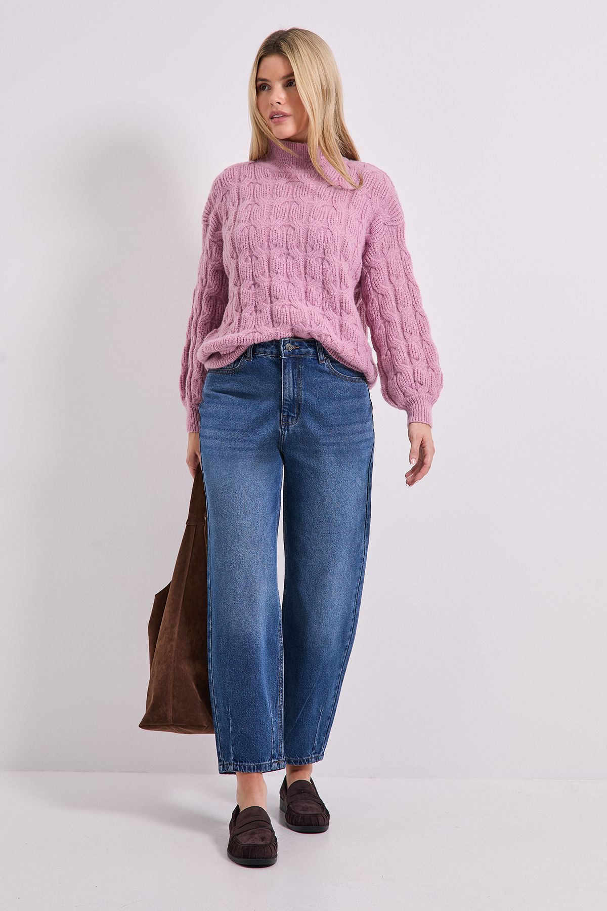 Dorothy Perkins Cable Roll Neck Jumper
