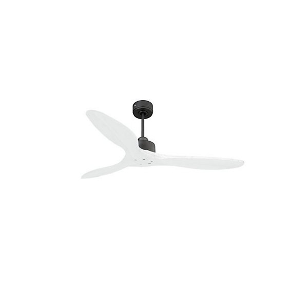 Modulo Slim de Klassfan - Ventilateur de plafond et destratificateur moteur DC basalte et bois blanc 25 à 40 m²