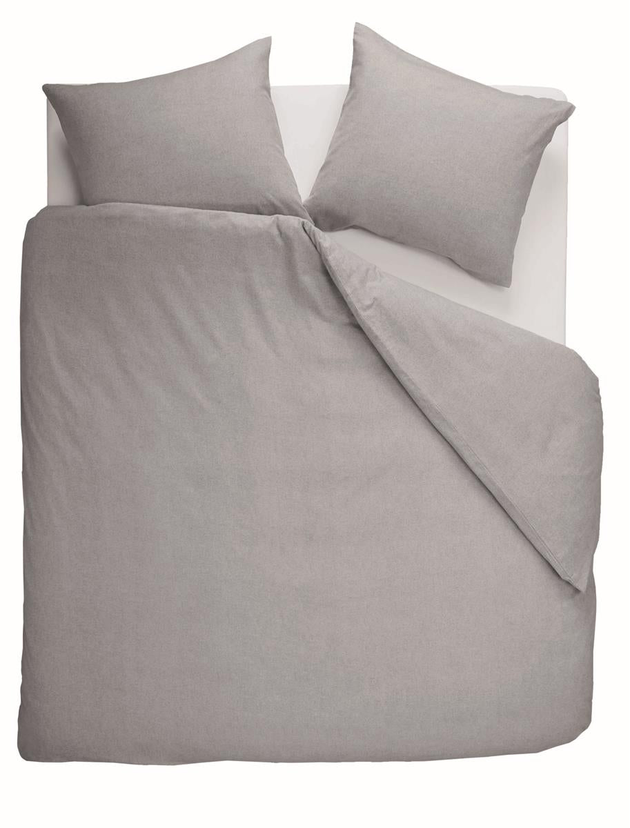Beddinghouse dekbedovertrek Frost - 200x200/220 cm - licht grijs
