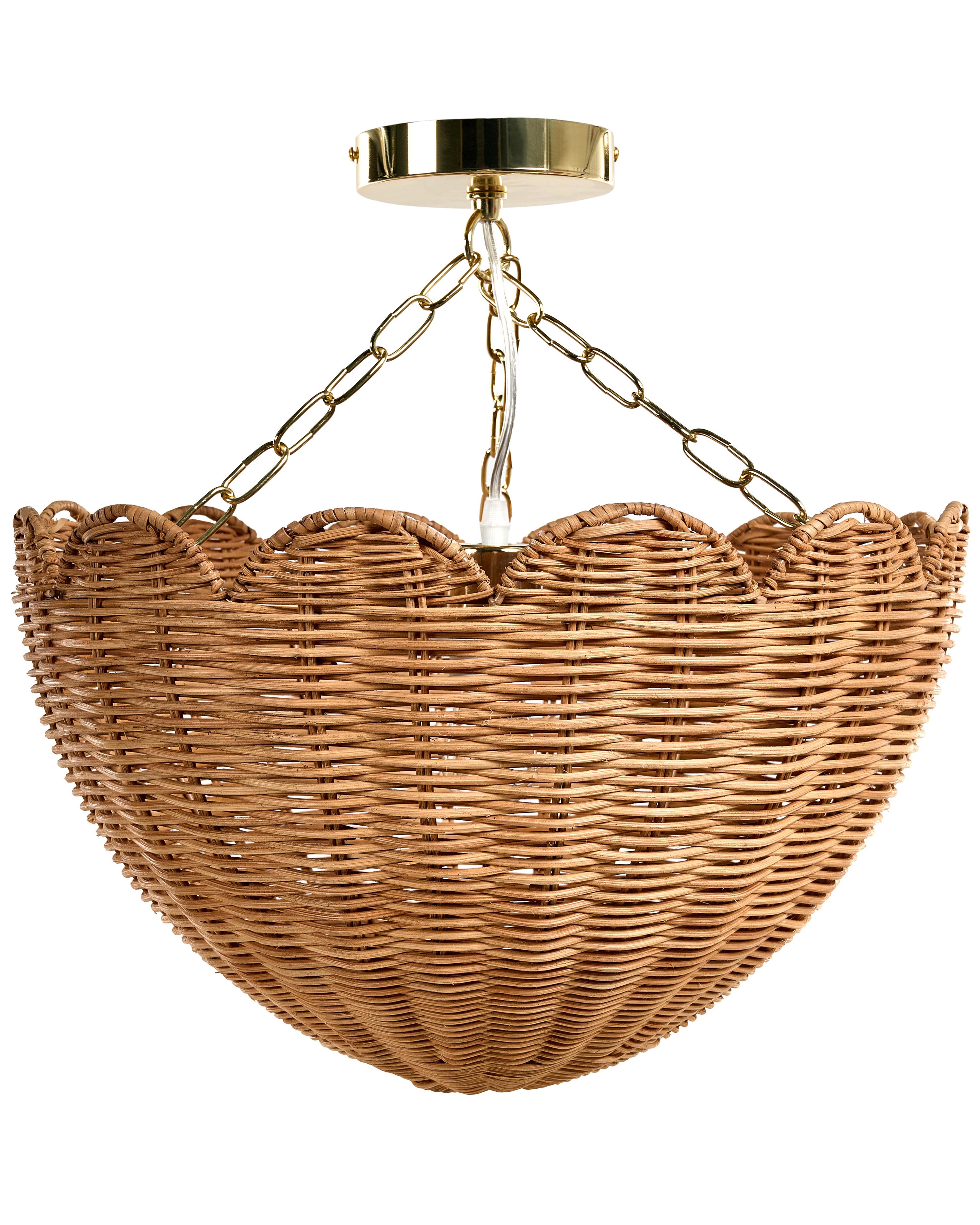 Pendant Lamp MANDEKAL Rattan Natural