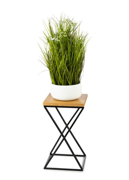Kwietnik stojący 40 cm z blatem Dąb LOFT