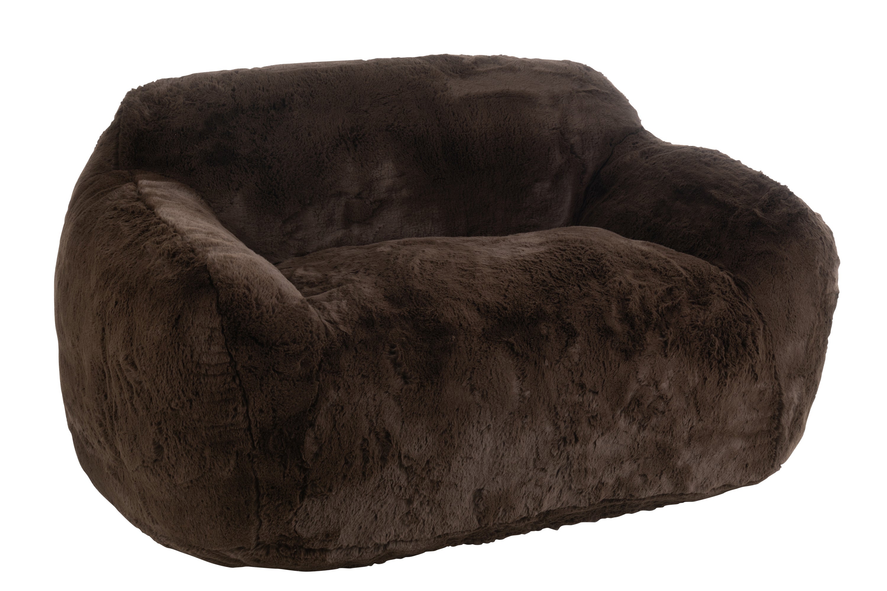 J-Line zetel Cutie - polyester - bruin - large