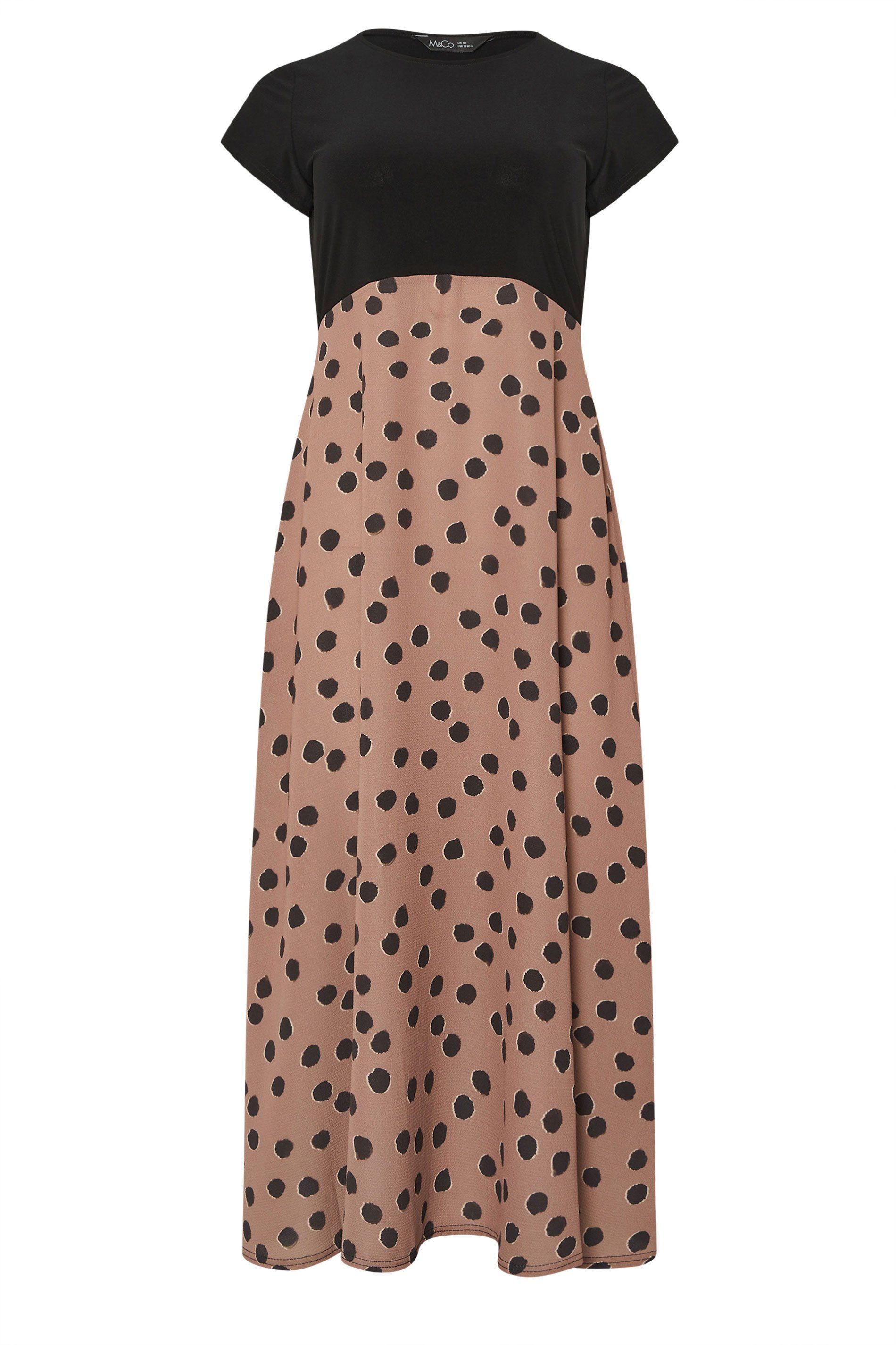 M&Co Spot 2 In 1 Maxi Dress
