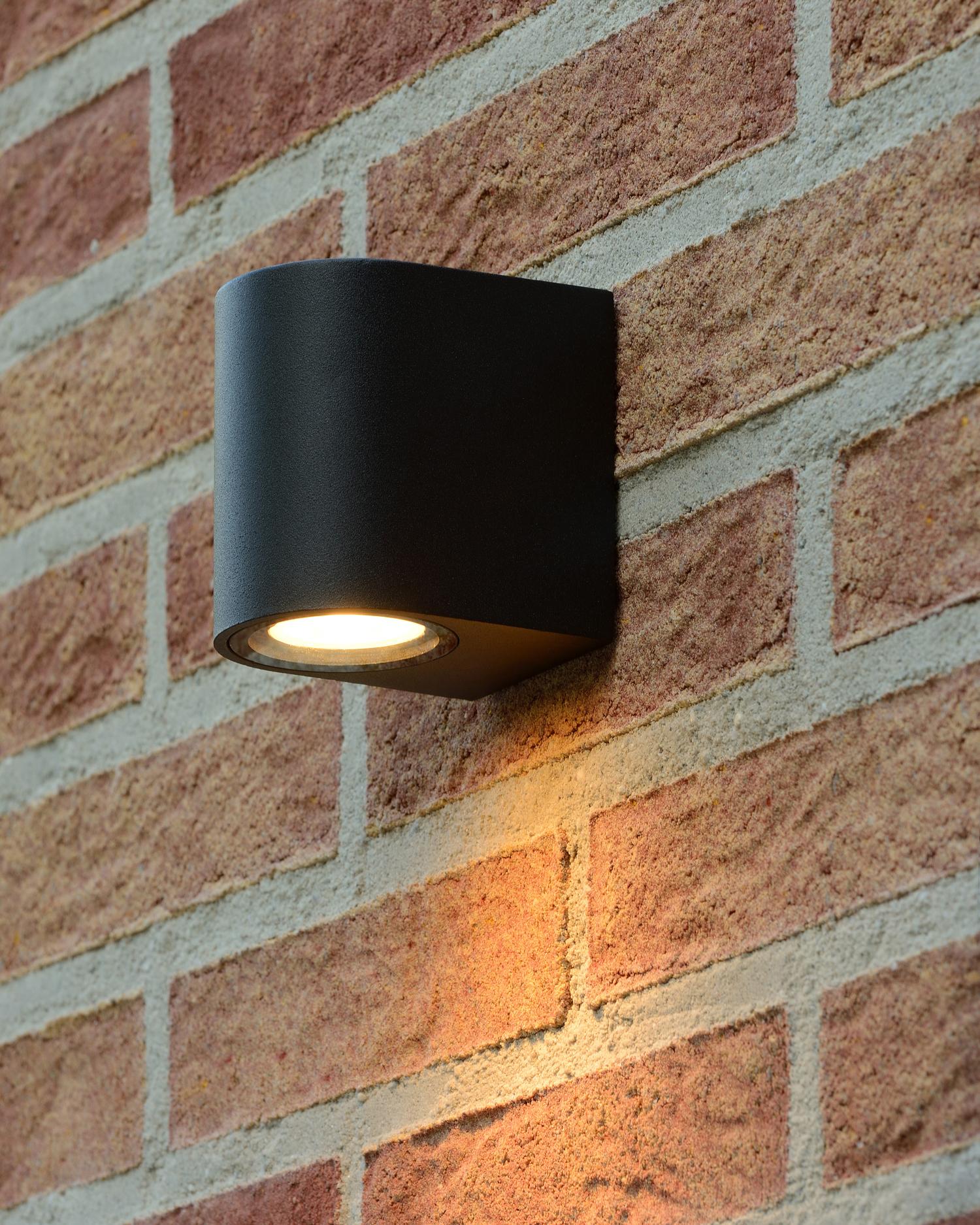 Lucide wandspot ZARO - 1xGU10 - Zwart
